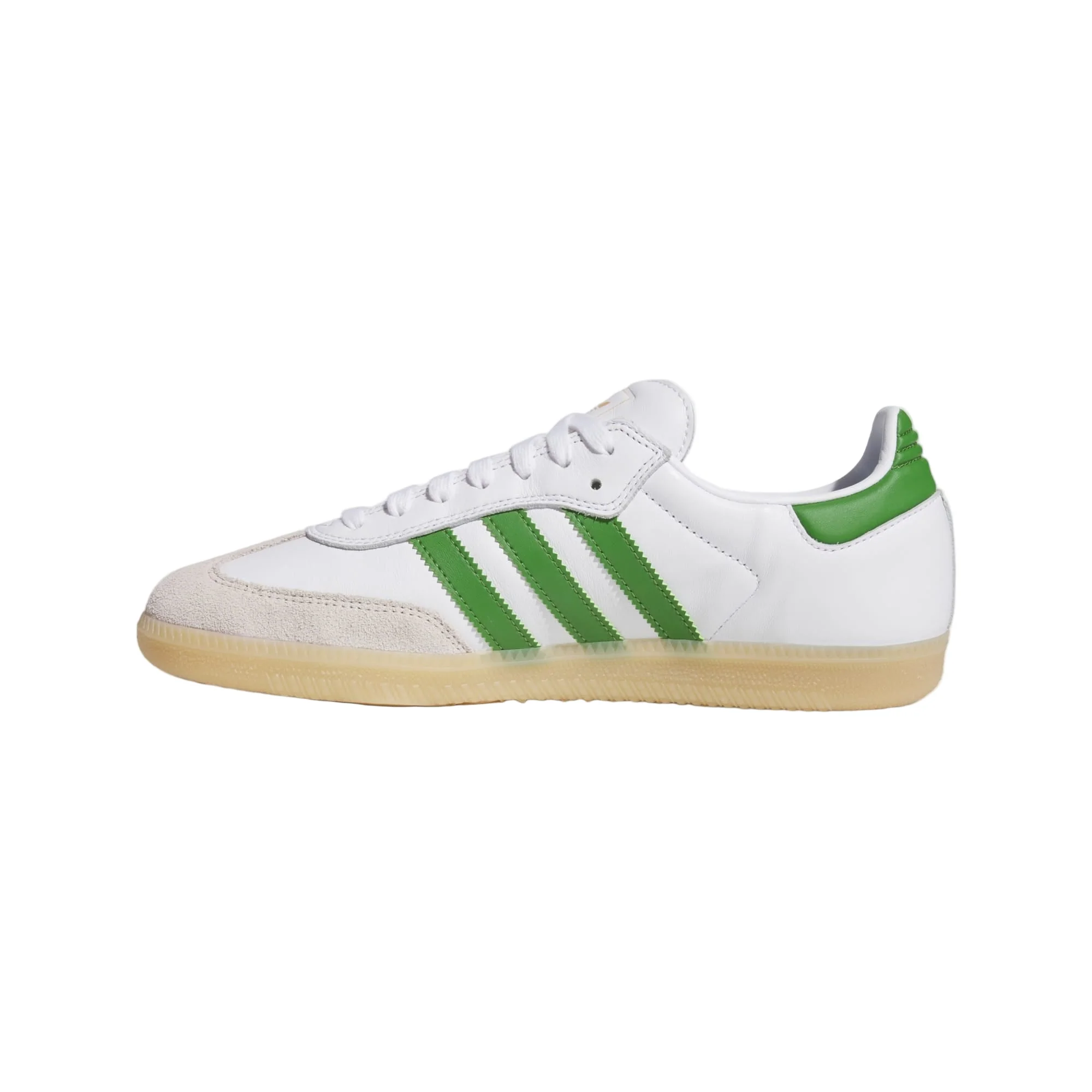 Adidas Samba Adv Mens Shoes - Cloud White/Crew Green/Gum - Image 2