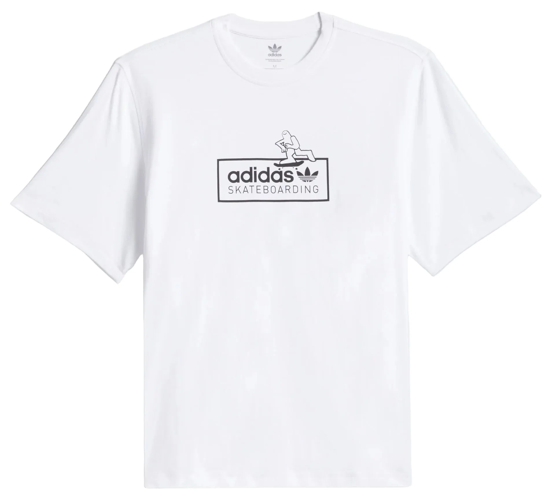 Adidas Skateboarding x Mark Gonzales Logo SS Tee - White/Black