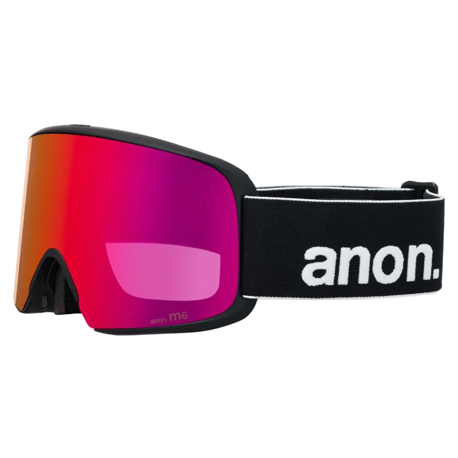 ANON M6 goggles - Black w/ Sunny Red - Image 3