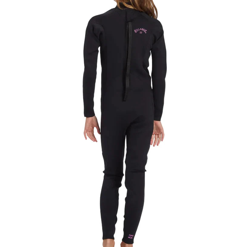 Billabong 302 Foil BZ GBS Girls Fullsuit - Black Orchid - Image 2