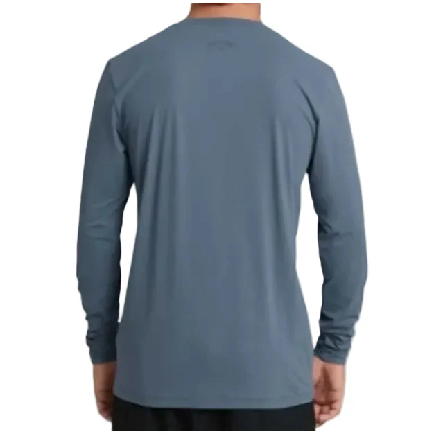 BILLABONG All Day Wave LF LS Rash Shirt - Blue Fog - Image 2