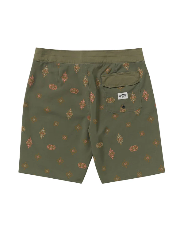 Billabong Mens Sundays Pro 18.5" Boardshorts - Military - Image 2