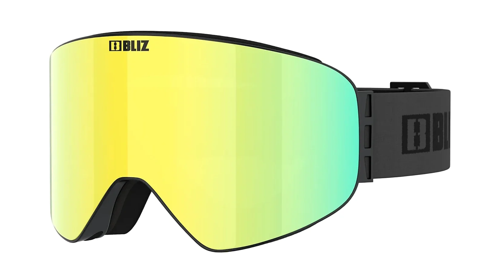 BLIZ Flow goggles - Matte Black w/ Brown & Gold