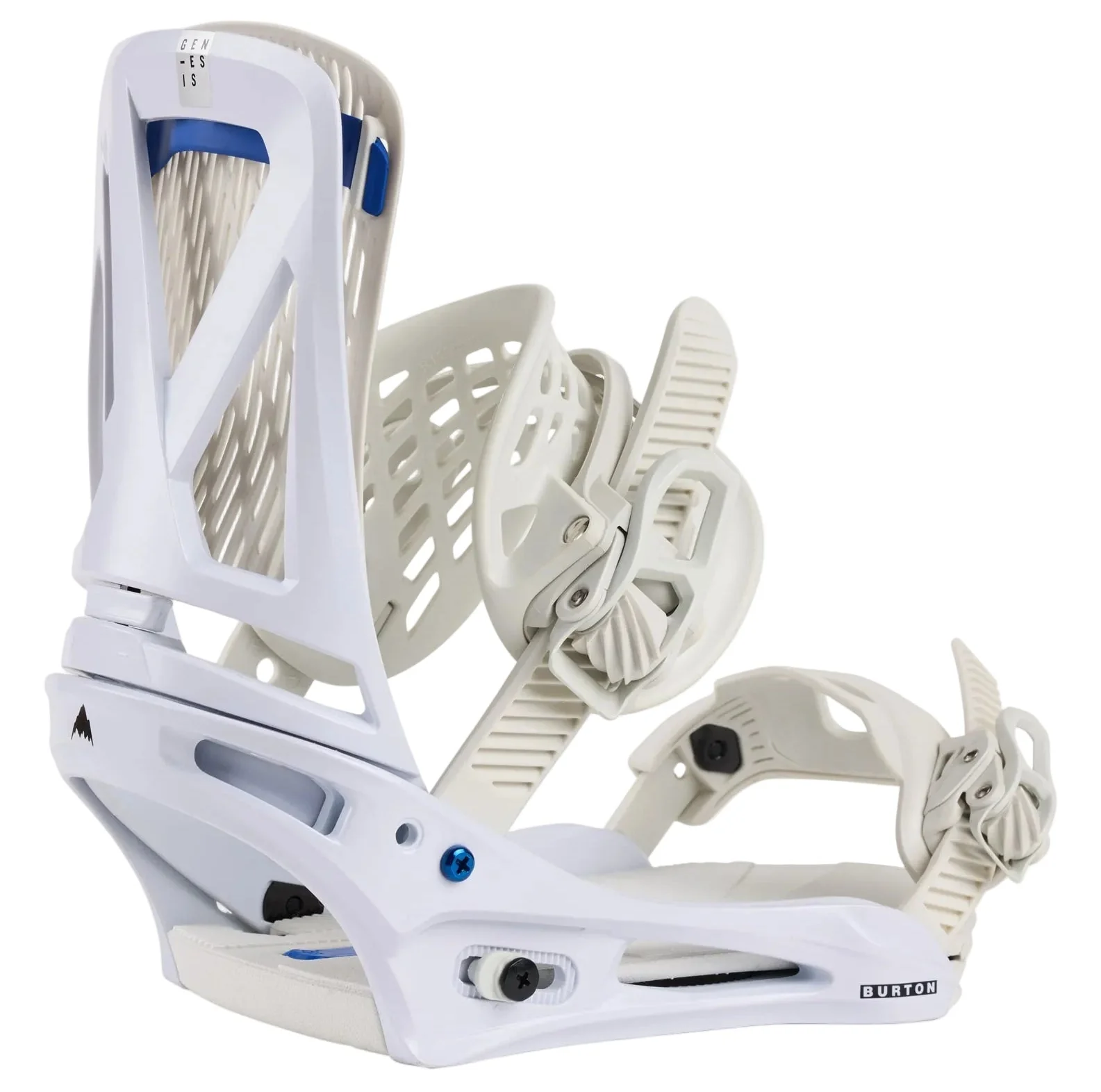 BURTON Genesis Re:Flex snowboard bindings - Mens - White - Image 2