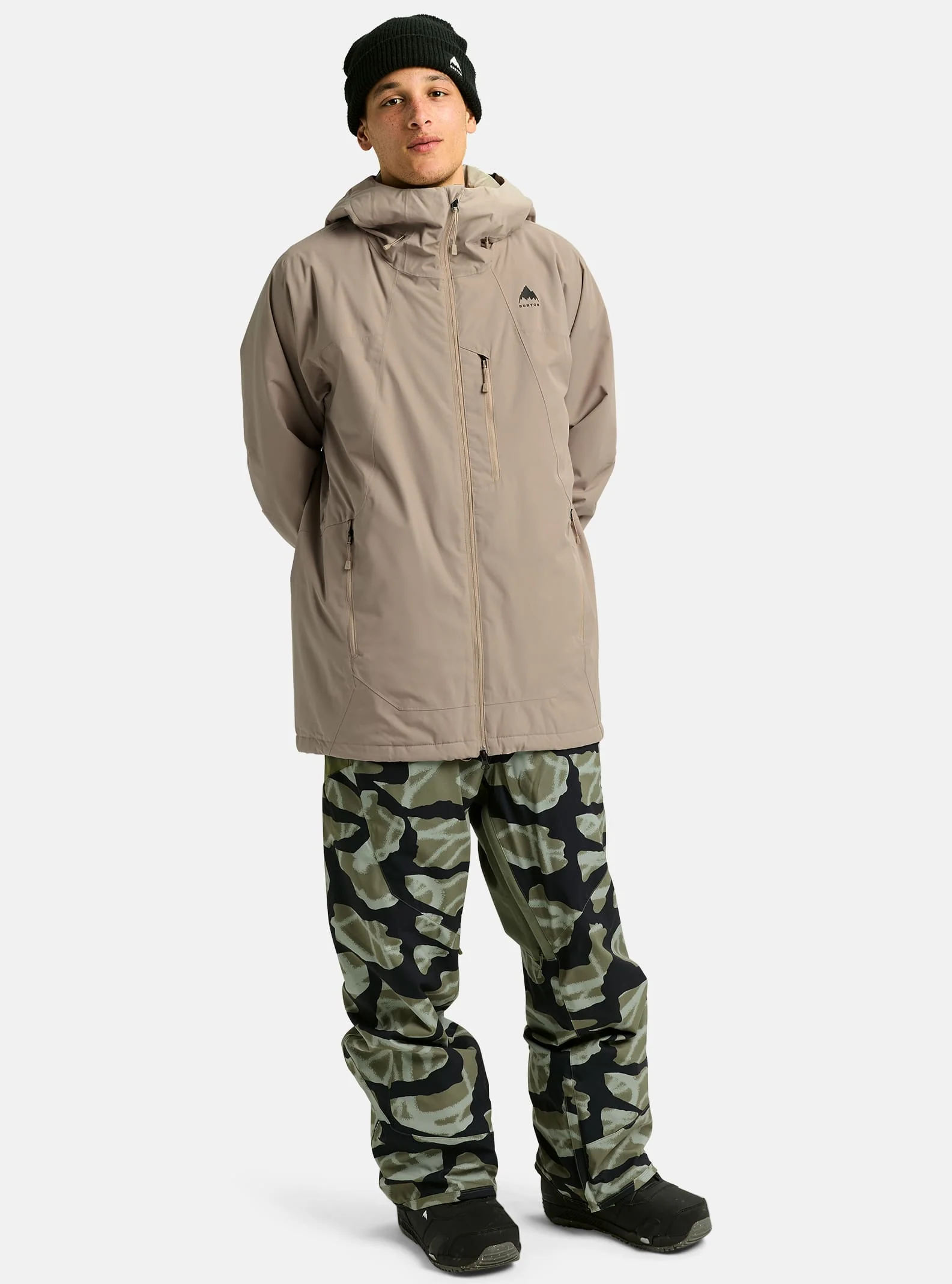 BURTON Reserve Insulated jacket - Mens - Summit Taupe - Image 2