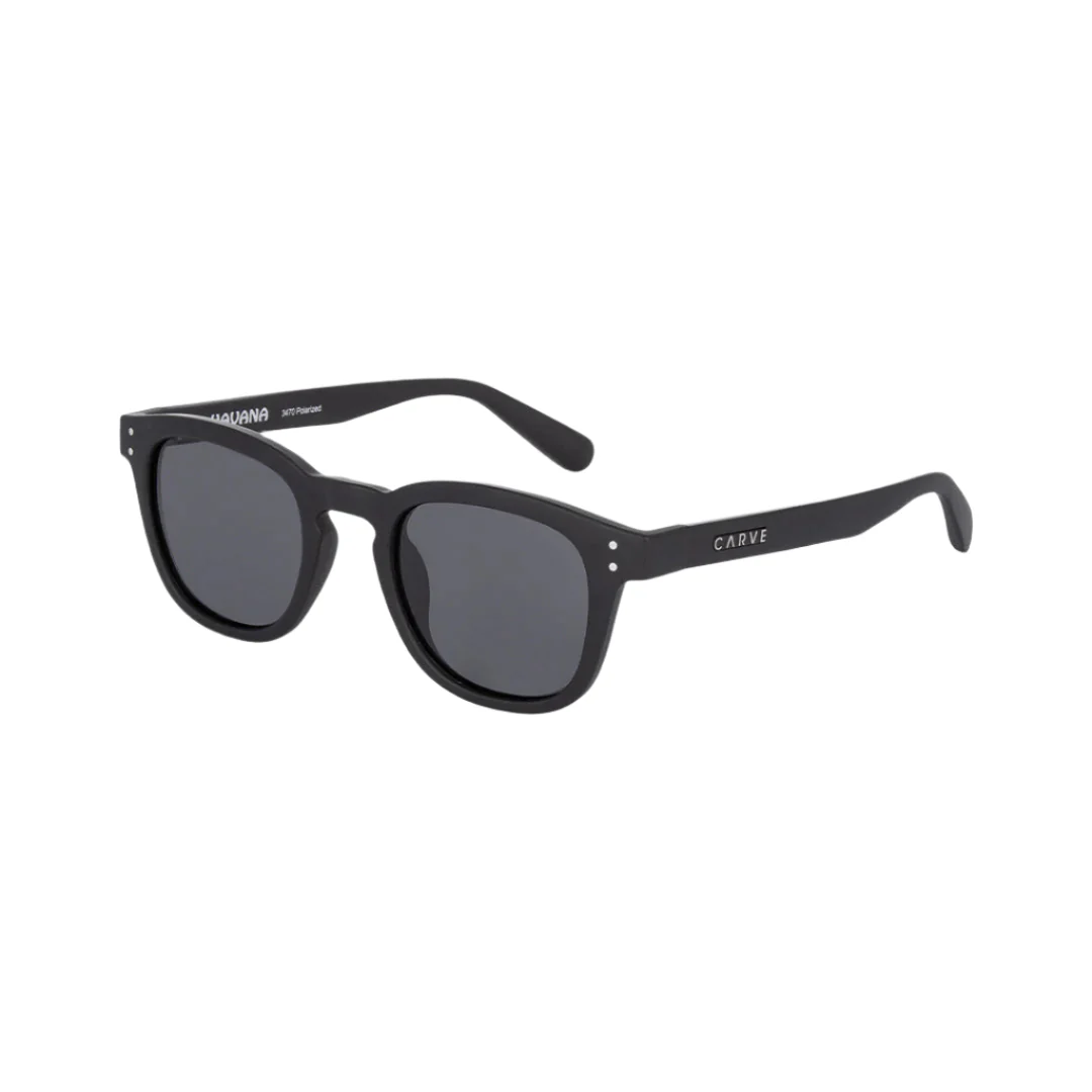 CARVE Havana Sunglass - Matt Black Grey Polarized - Image 2