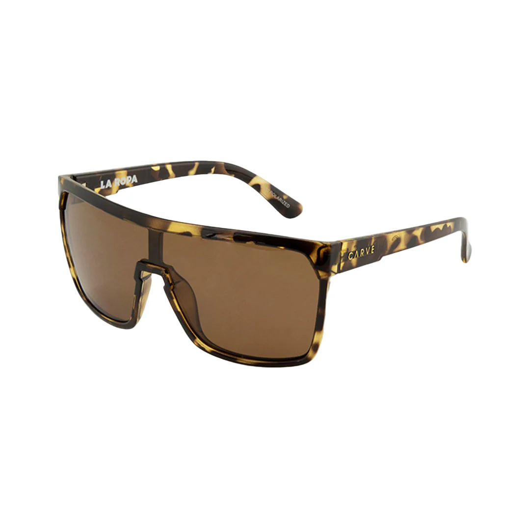 CARVE La Ropa Sunglass Polarised Gloss Yellow Tort Brown - Image 2