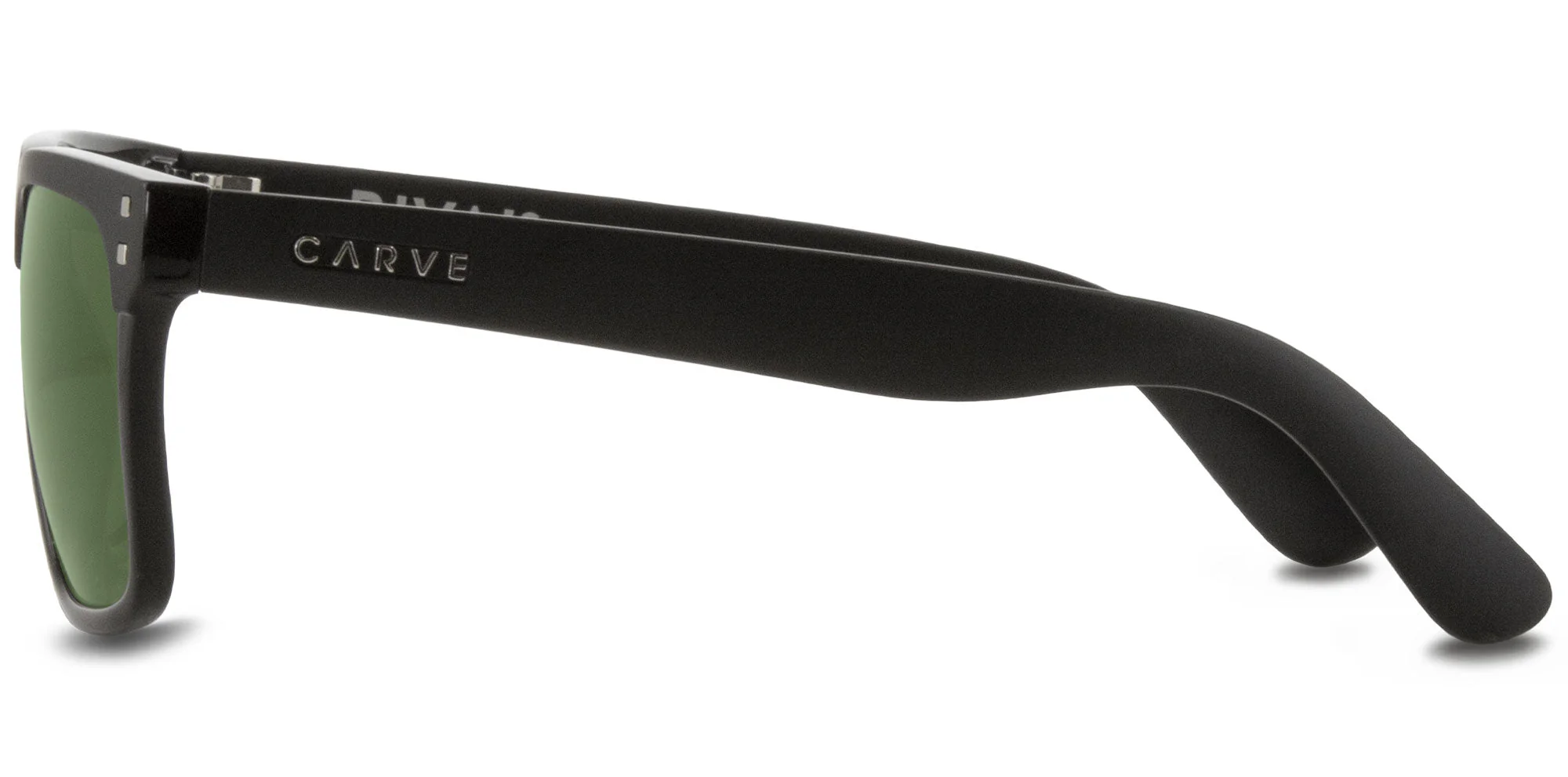 CARVE Rivals Sunglass - Matte Black Green Polarized - Image 3