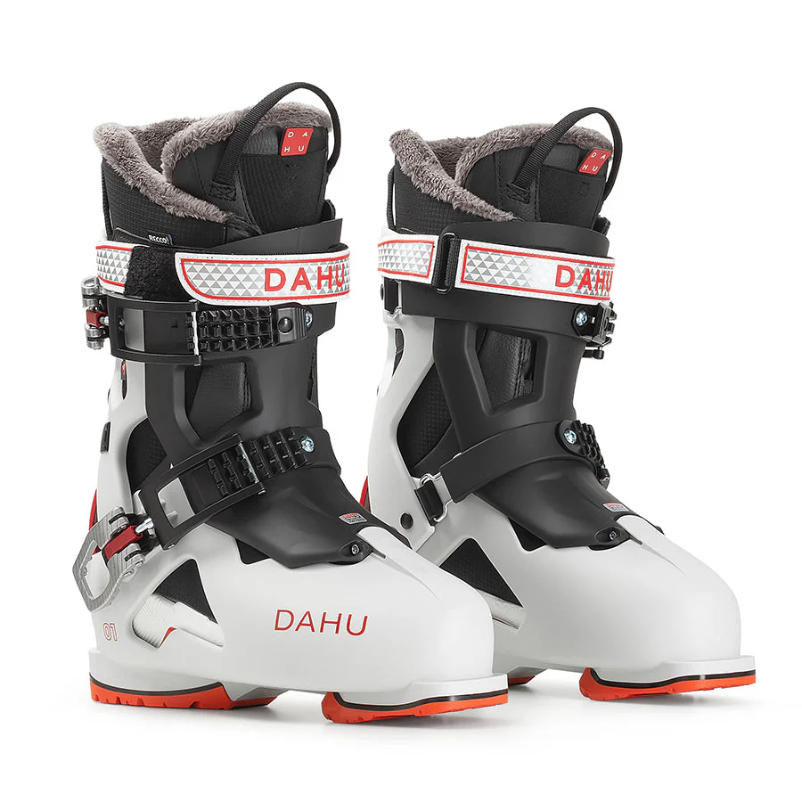DAHU Ecorce 01 ski boots - Womens - Grey Black Red - Image 3