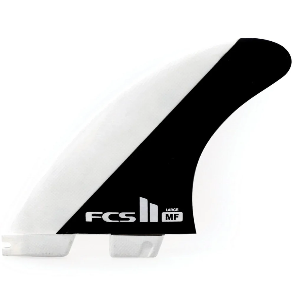 FCS II MF PC Black White Tri-Fins - Large