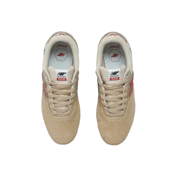 NEW BALANCE Westgate 508 D Width shoes - Bone/Red - Image 4