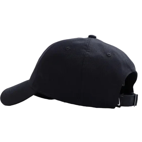 Nike Club Unstructured Swoosh Strapback Cap - Black - Image 2