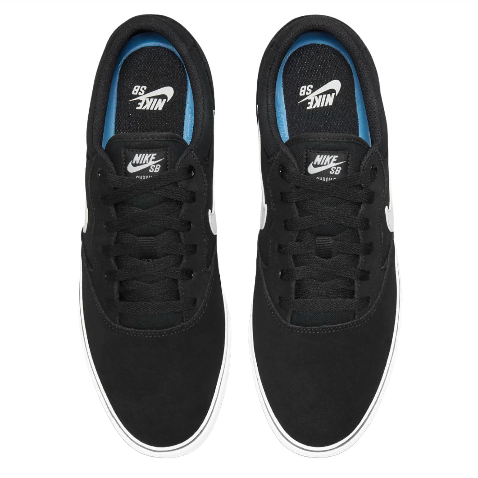 Nike SB Chron 2 shoes - Black/White - Image 3