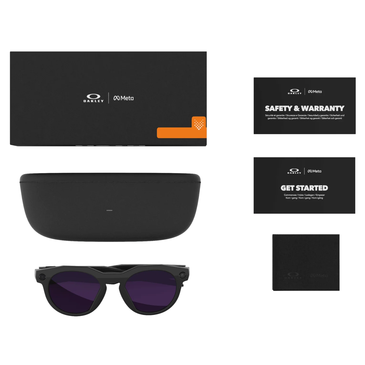 OAKLEY Meta HSTN Sunglasses - Black w/Transitions Amethyst - Image 6