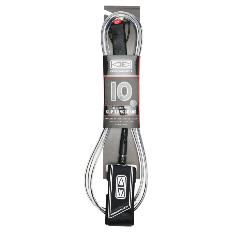 OCEAN AND EARTH Diamond Flex Sup Longboard Reg 10.0 Leash