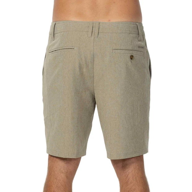 O'NEILL Reserve Heather 21" Hybrid Shorts - Khaki Heather - Image 2