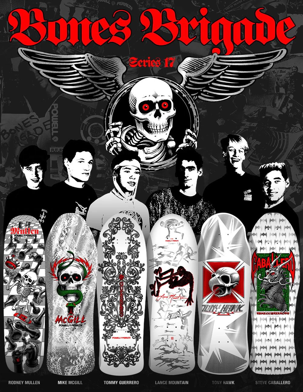 POWELL PERALTA Bones Brigade Series 17 reissue skateboard deck - McGill - Image 3
