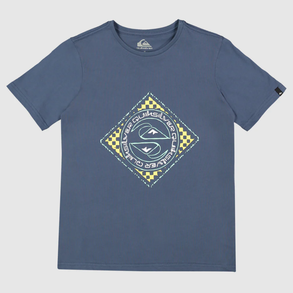 QUIKSILVER Splitting Hairs Youth T-shirt - Bering Sea