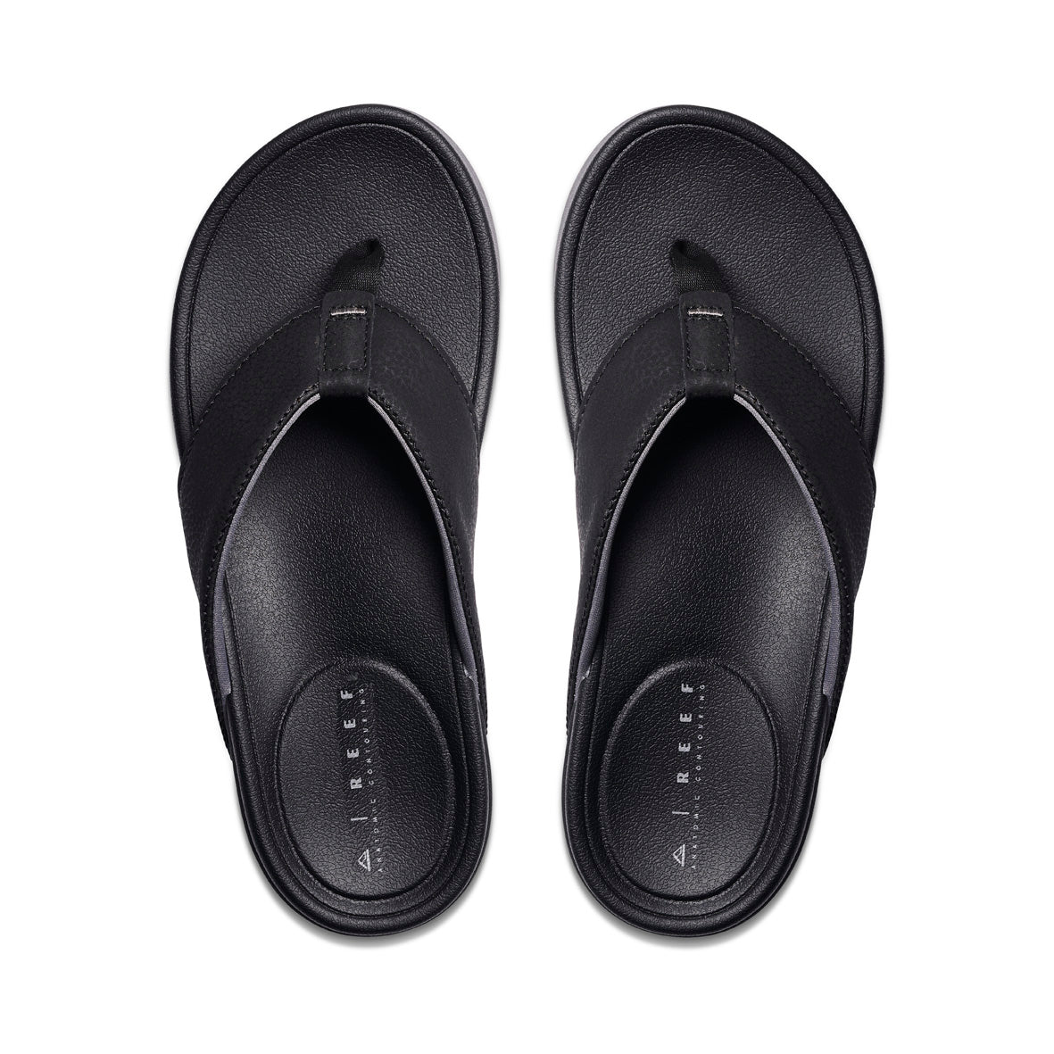 REEF Cushion Bonzer sandals - Black/Gum - Image 2