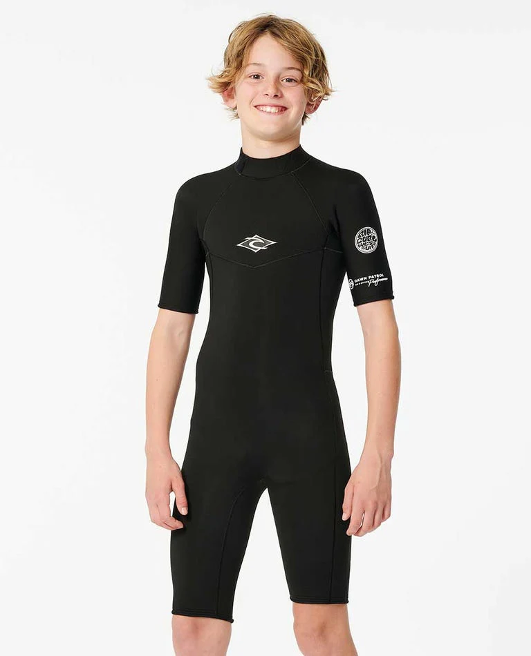 Rip Curl Dawn Patrol S/SL 2/2 Spring Suit Boys - Black - Image 3