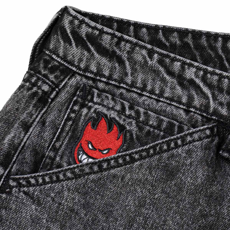 Spifire Bighead Fill Denim Pant - Black - Image 2