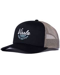 VISSLA Garage Foam Trucker Hat - Black