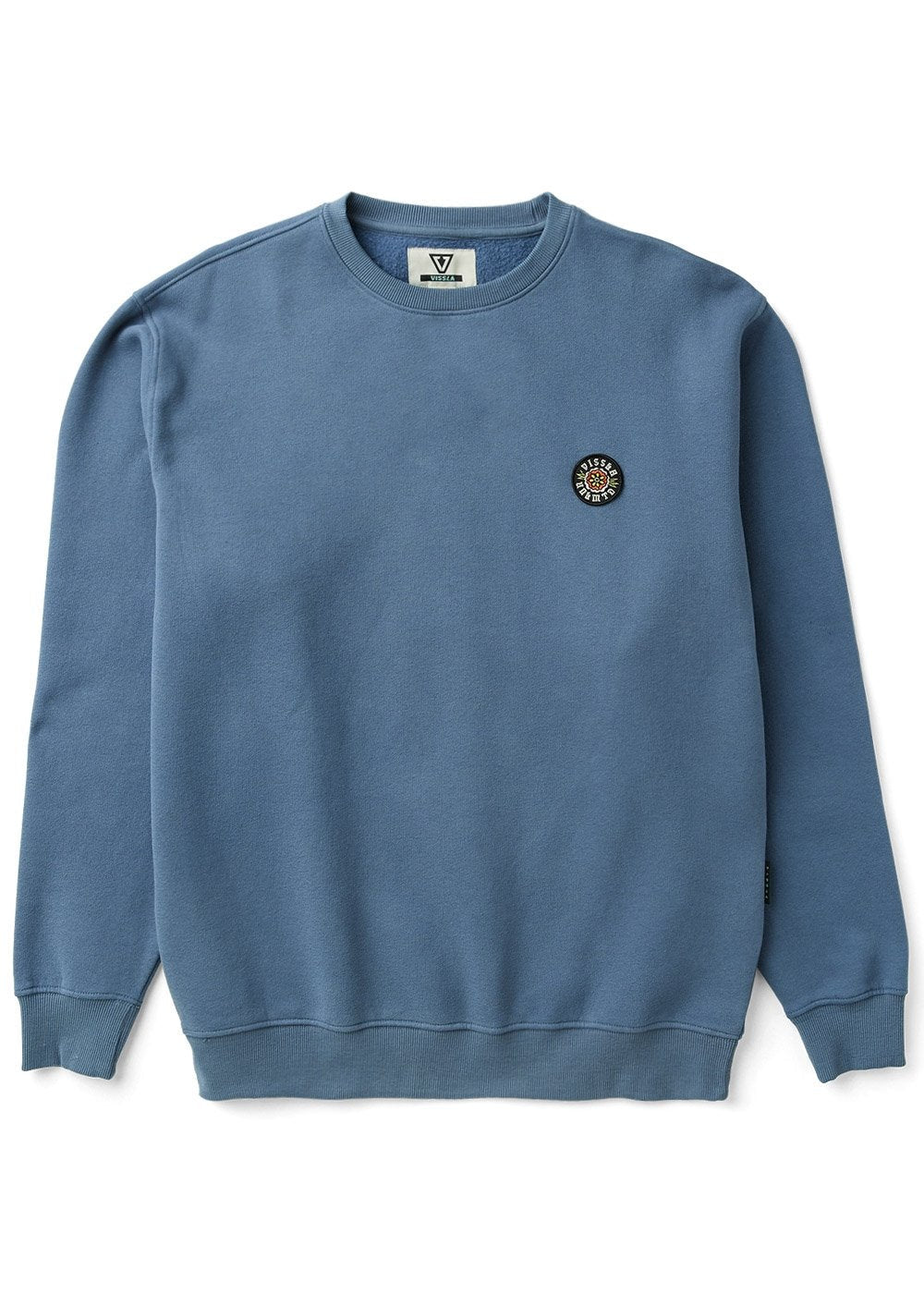 VISSLA Solid Sets Eco Crew - Blue Haze