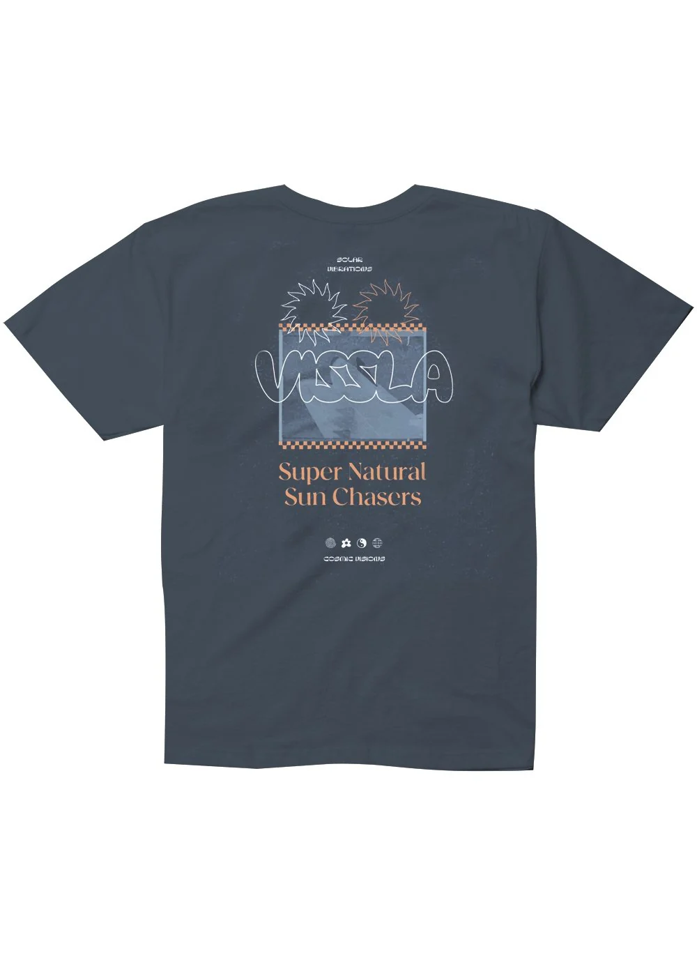 VISSLA Super Cosmics Organic t-shirt - Boys - Dark Denim - Image 2