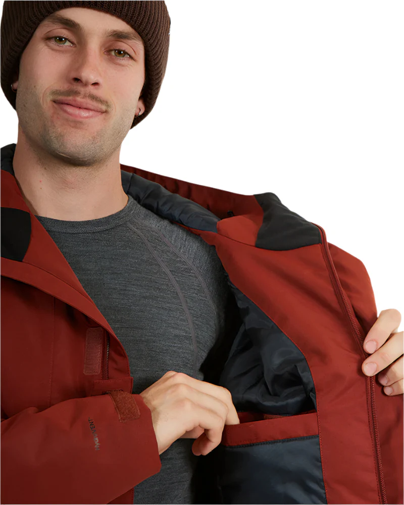XTM Brooks 3 Mens Jacket - Brick - Image 3